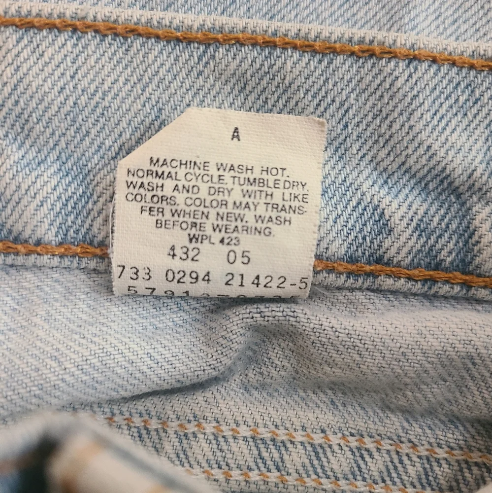 Vintage Orange Tab Levi's Size 7 - Picture 5 of 11
